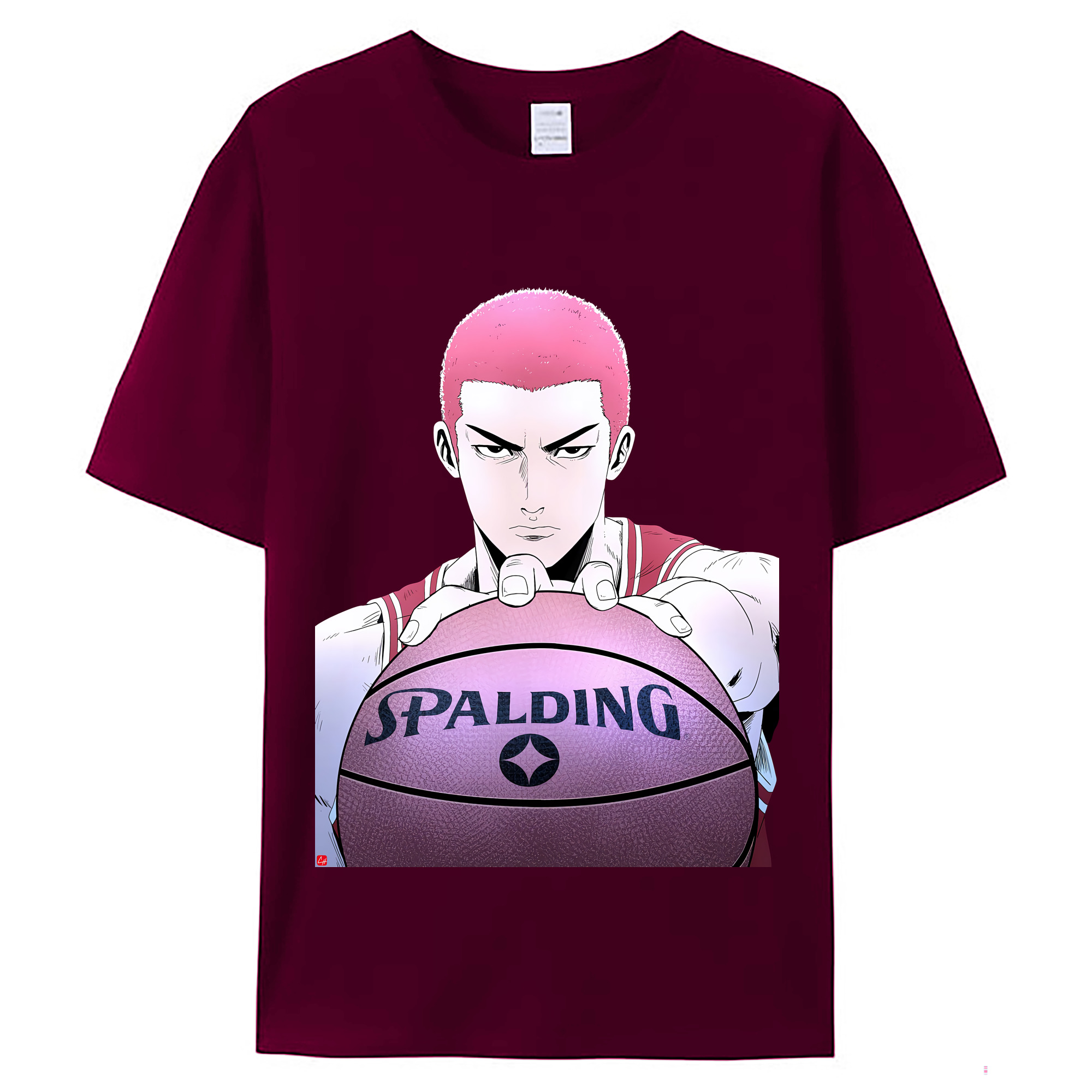 （画像用） SLAM DUNK／スラムダンク レディースカジュアルプリントTシャツ（綿100％）